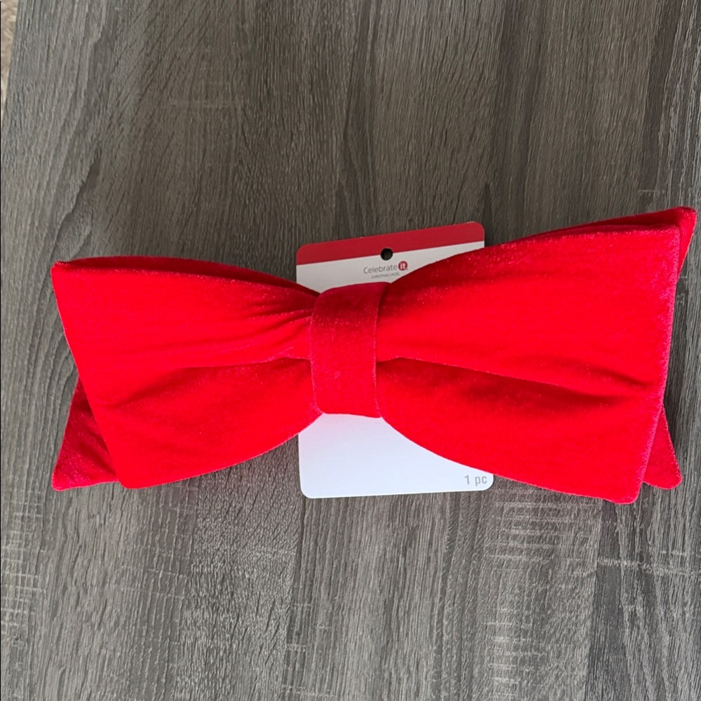 Red Velvet Bow